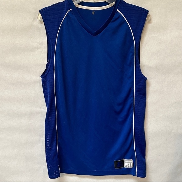 Vintage Starter Blue Sleeveless Athletic Jersey - Picture 2 of 5